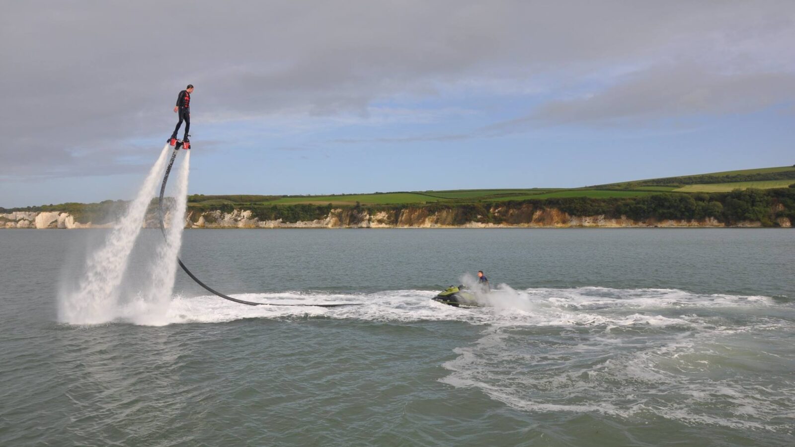 Flyboarding and jetski at poole